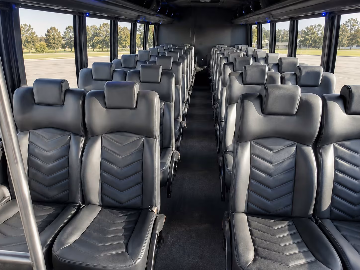 15 passenger minibus inside