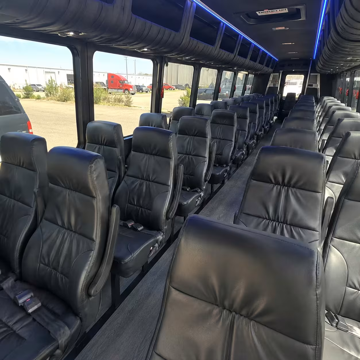 35 passenger minibus inside