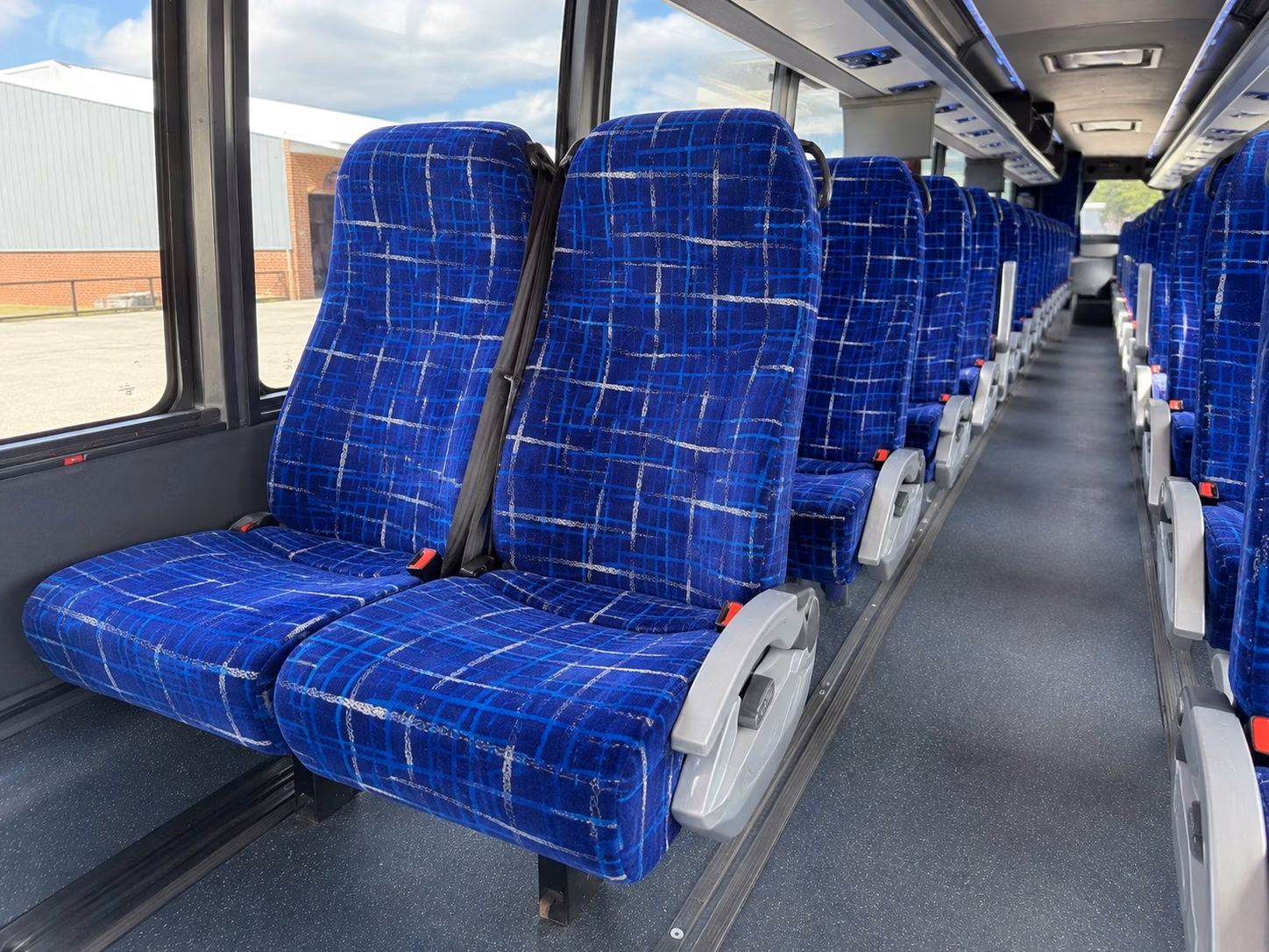 sunrise charter bus interior